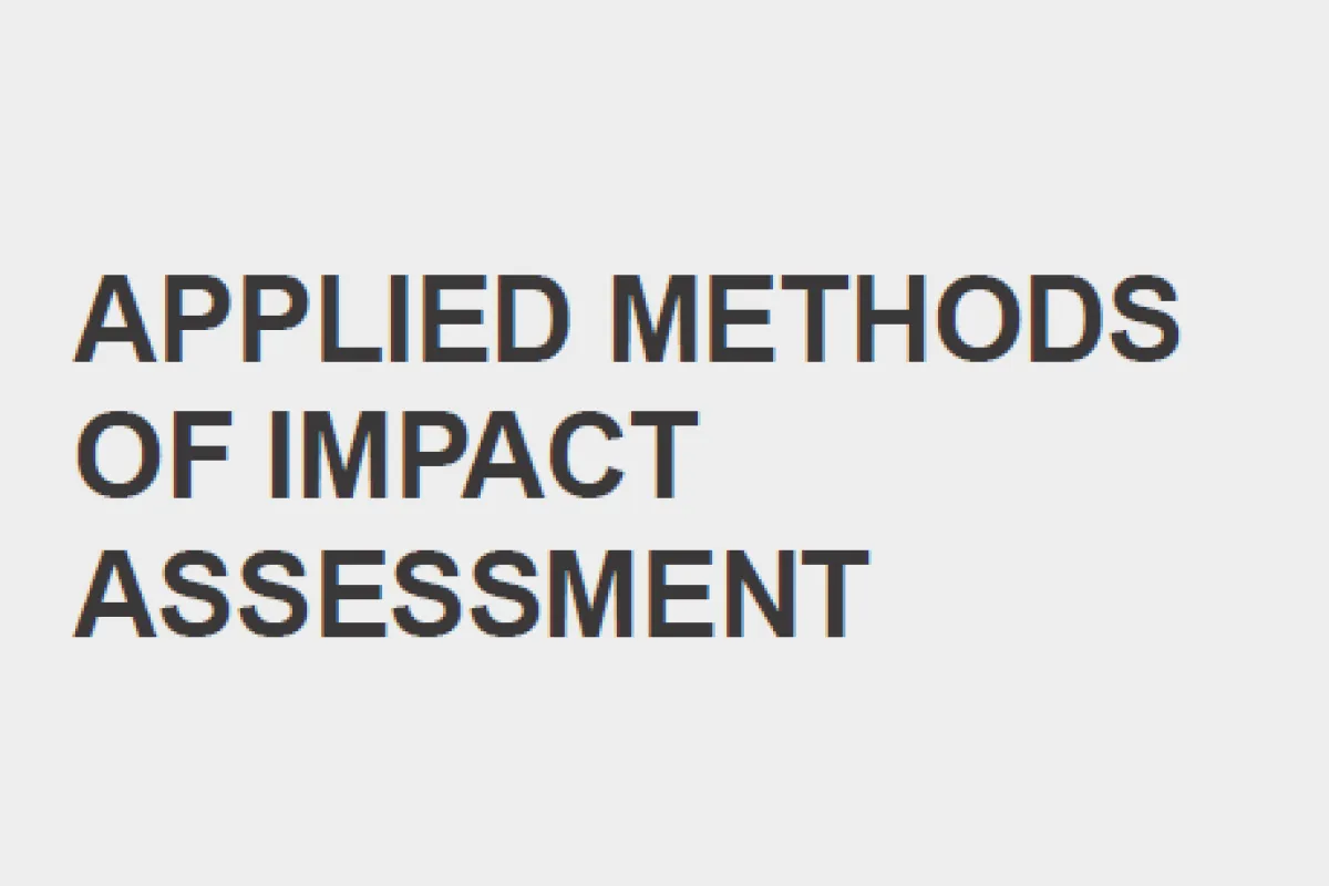 Applied methods of impact assessment